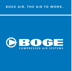 BOGE AIR. The air of work.